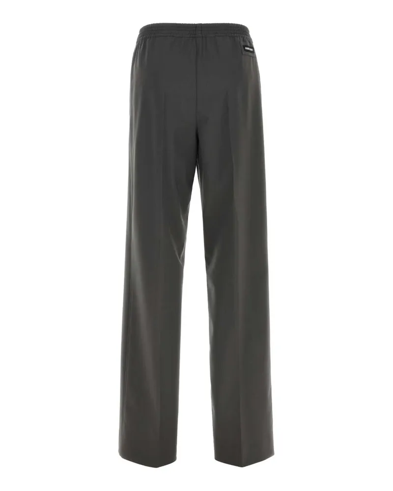 Miu Miu Women's Pantaloni Ematite Trousers Gray