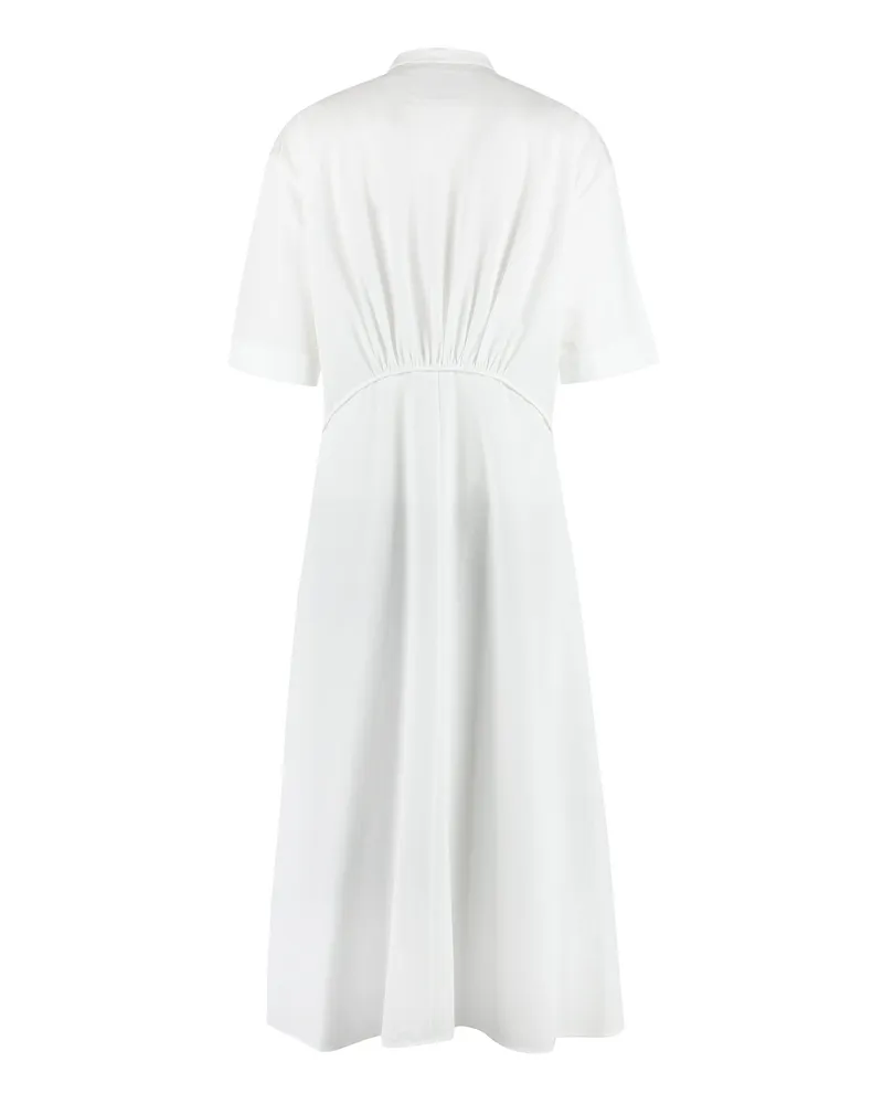 Jil Sander Women's Cotton Shirtdress White Dress White