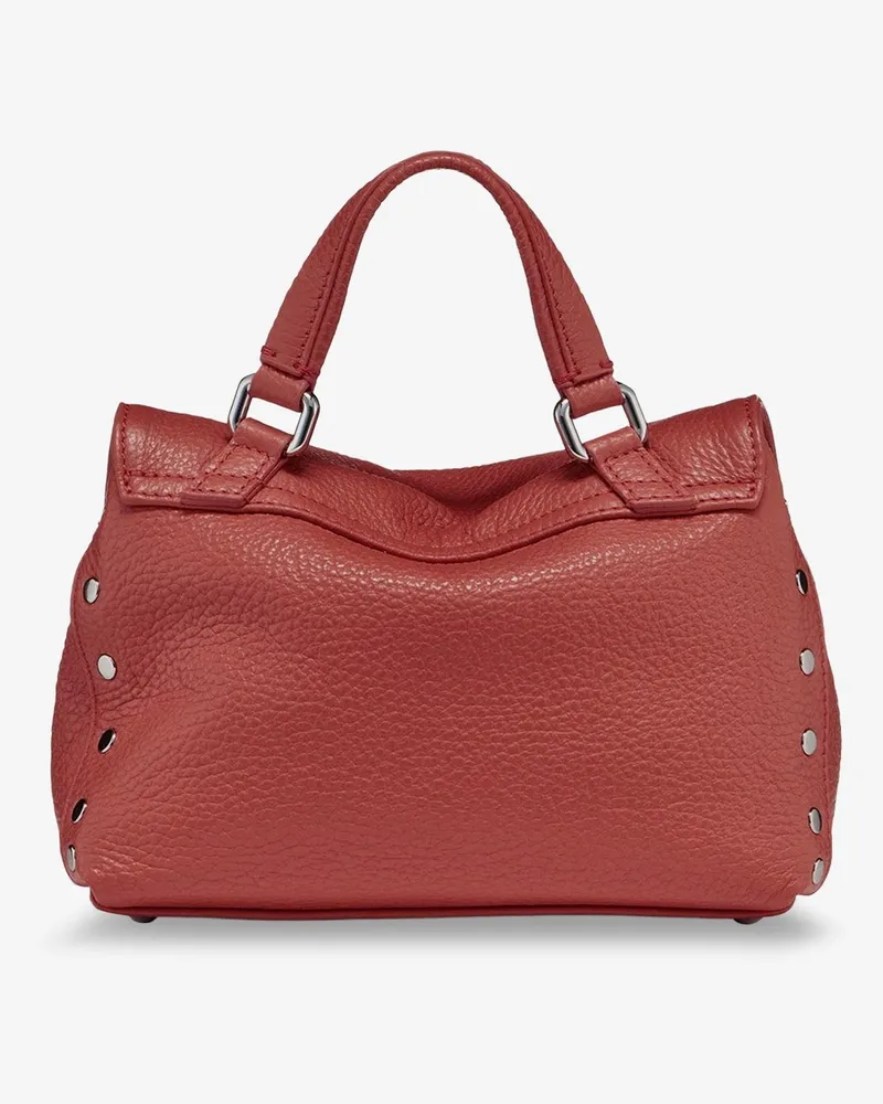 Zanellato Women's Crossbody Bag Postina Baby Brown Leather Shoulder Brown