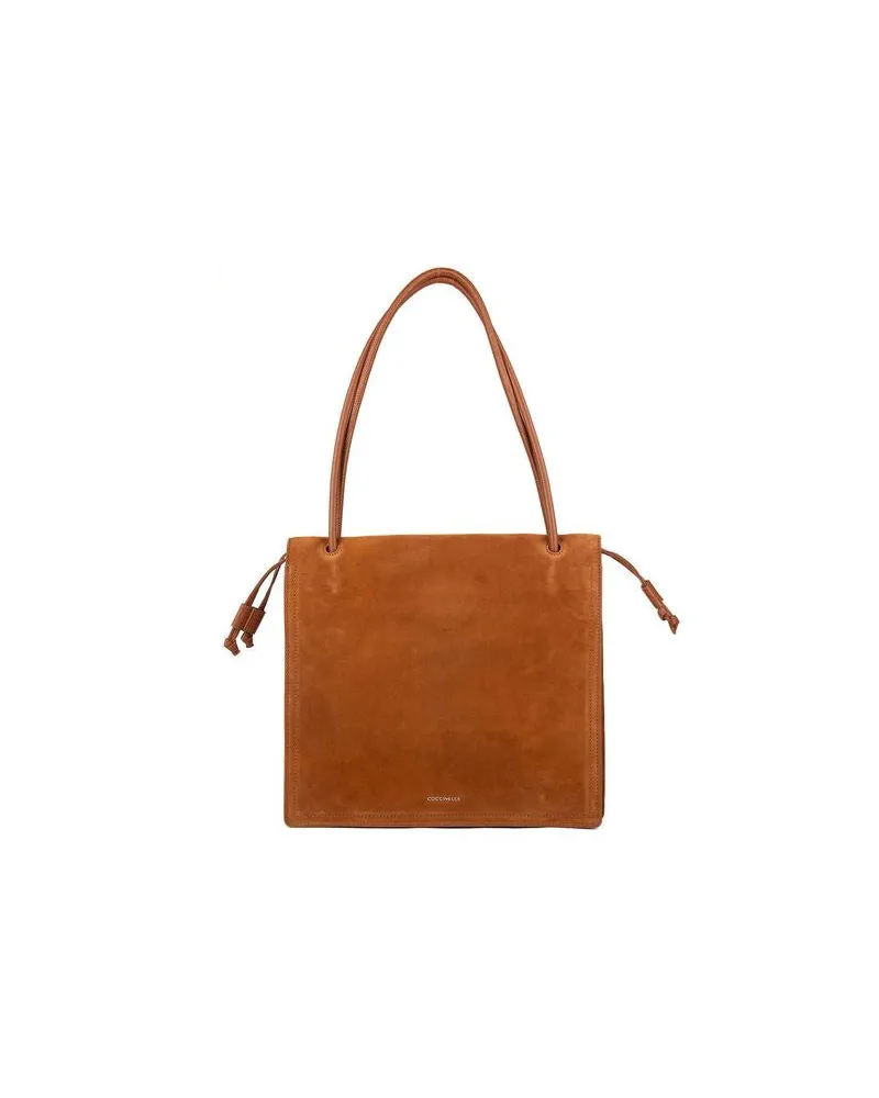 Coccinelle Women's Shoulder Bag Cognac Cowhide - Shoulder-Bags Cognac