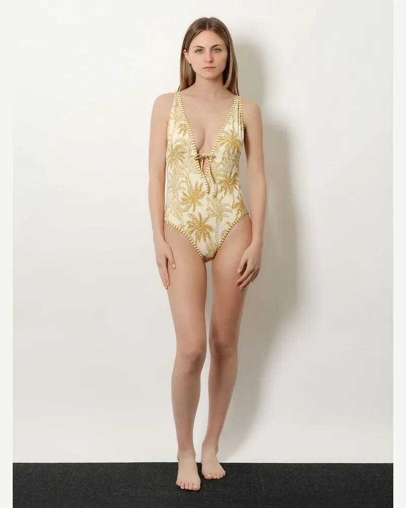 Eres Women's One-Piece Swimsuit Yellow Polyamide Swimwear Sea Clothing Yellow