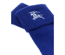 Women's Cashmere Blend Gloves Blue Nylon