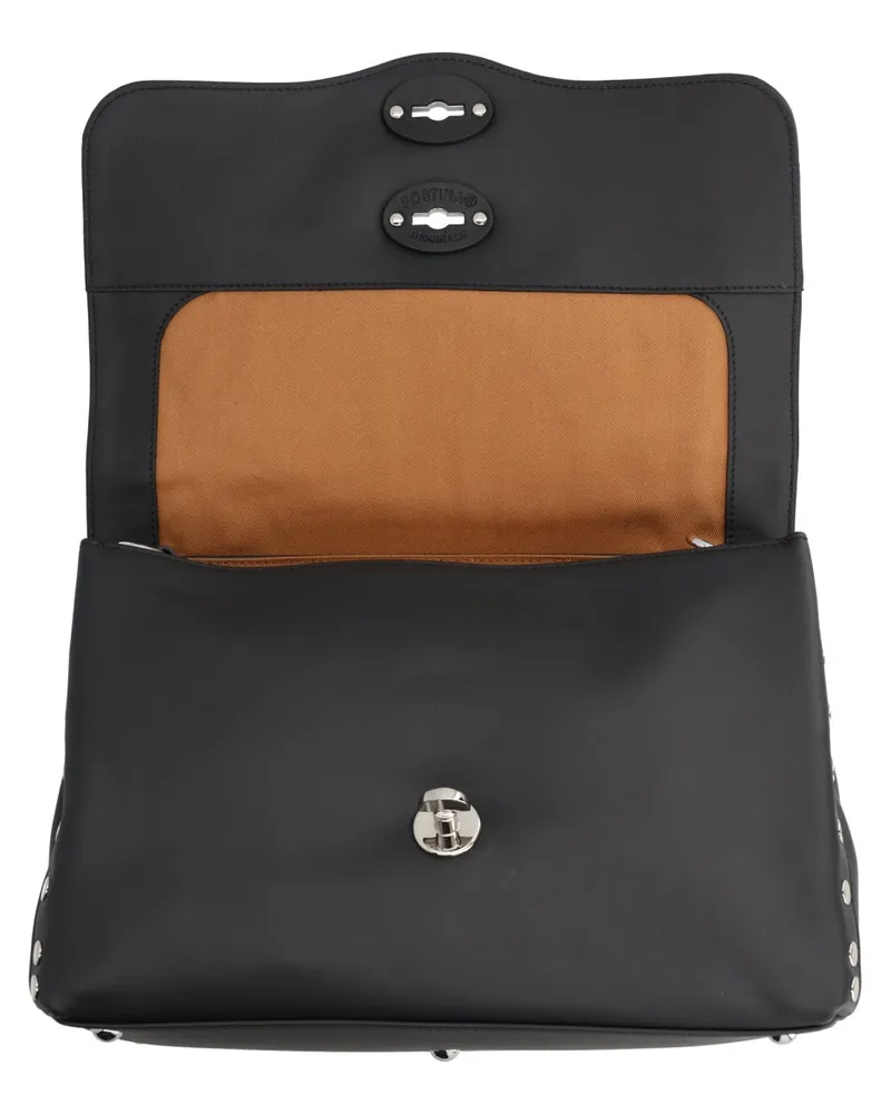 Zanellato Postina Shoulder Bag — Black Black