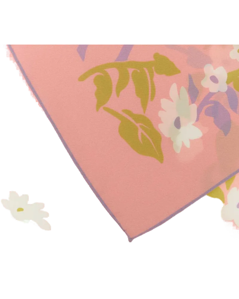 Burberry Floral Scarf — Pink Pink