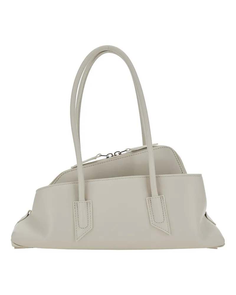 ATTICO Women's Shoulder Bag La Passeggiata White Leather White