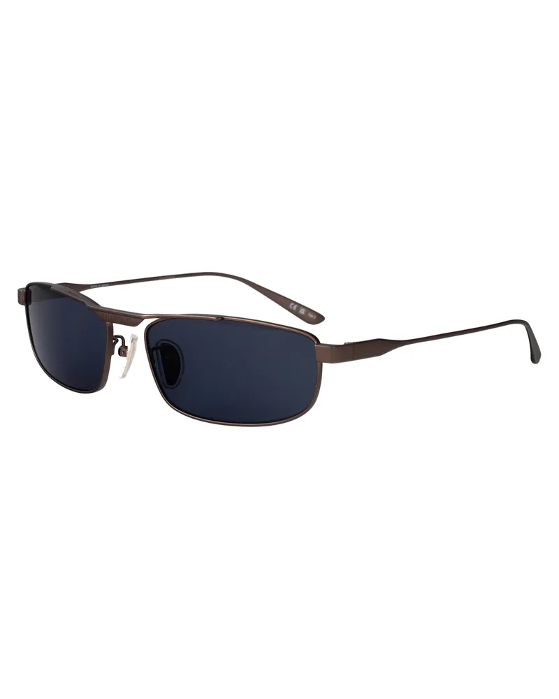 Balenciaga Unisex Sunglasses Metal Frame Grey-Grey-Blue Grey/grey/blue Gray