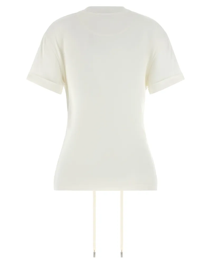 Alexander McQueen Women's White Cotton T-Shirt White