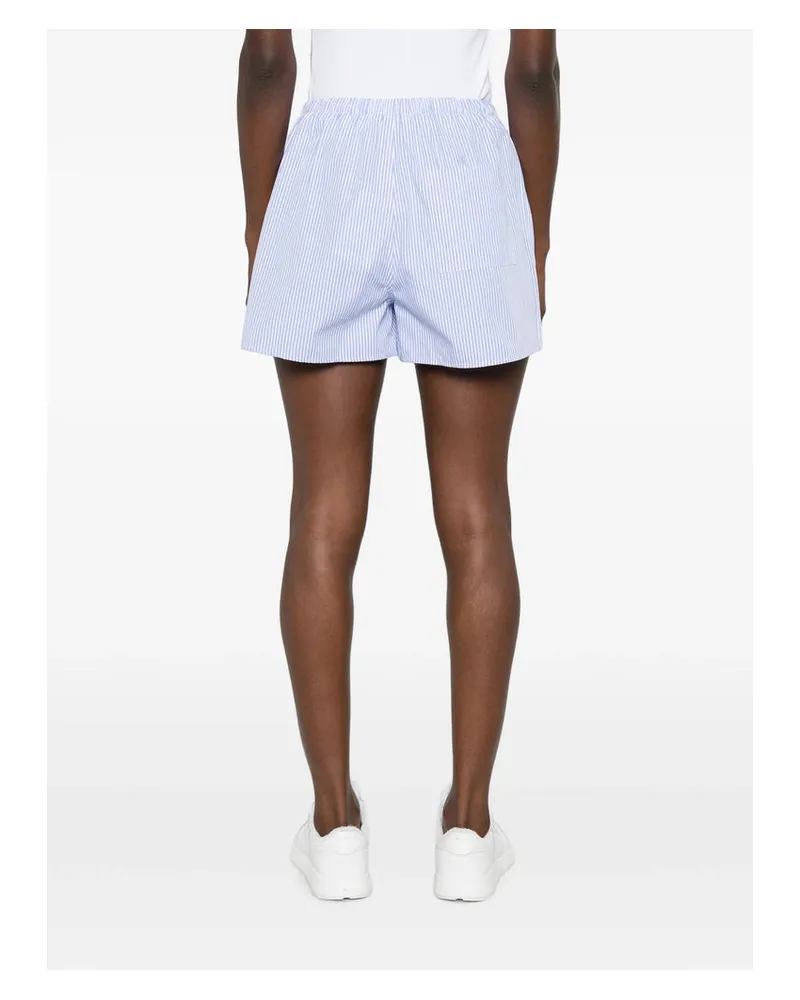 SPORTY & RICH Blust Shorts — Blue Blue