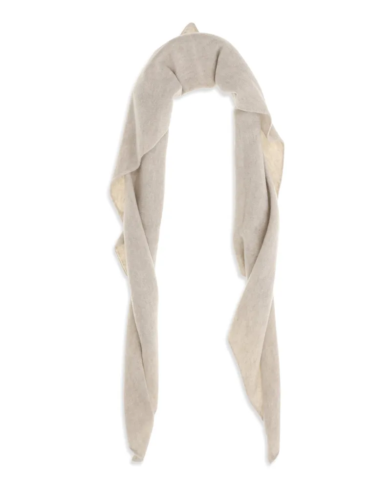 Brunello Cucinelli Pure Cashmere Scarf — Beige Beige