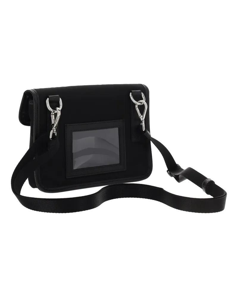 Prada Men's Re-Nylon Phone Case Nero Recycled Polyamide Covers E Cases Black