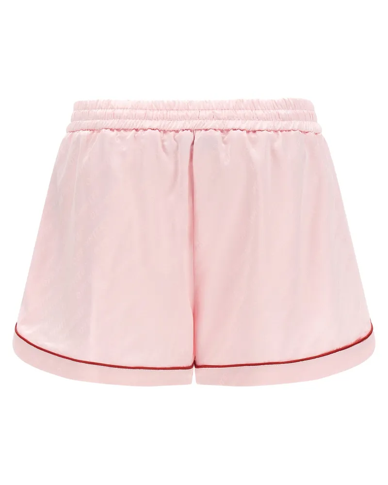 OFF-WHITE Women's Multicolor Viscose Bermuda Shorts Pink