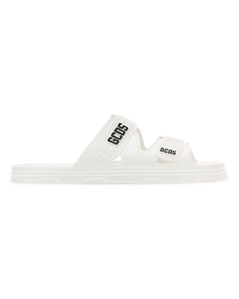 GCDS Rubber Slipper — White White