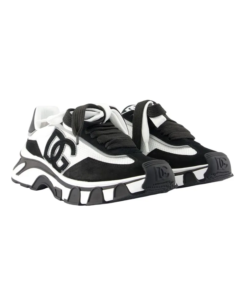 Dolce & Gabbana Men's Bassa Sneakers -  Synthetic Multicolor Shoes Multicolor