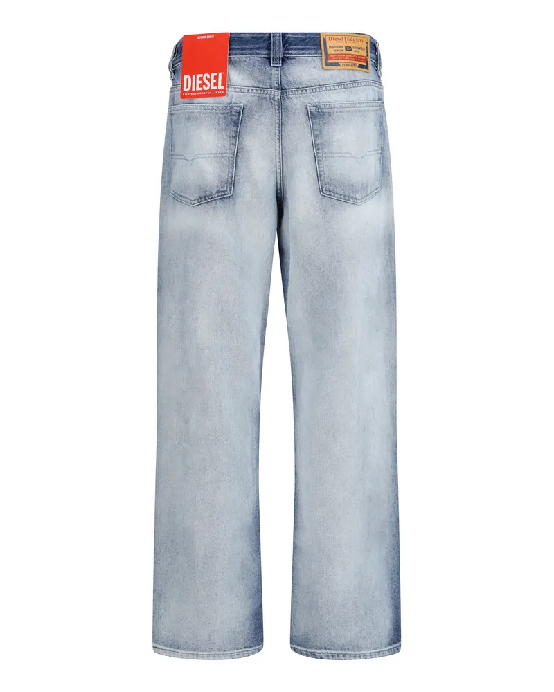 Diesel Men's 2001 D-Macro-Fsi2 Jeans 01 Cotton; Lyocell Blue
