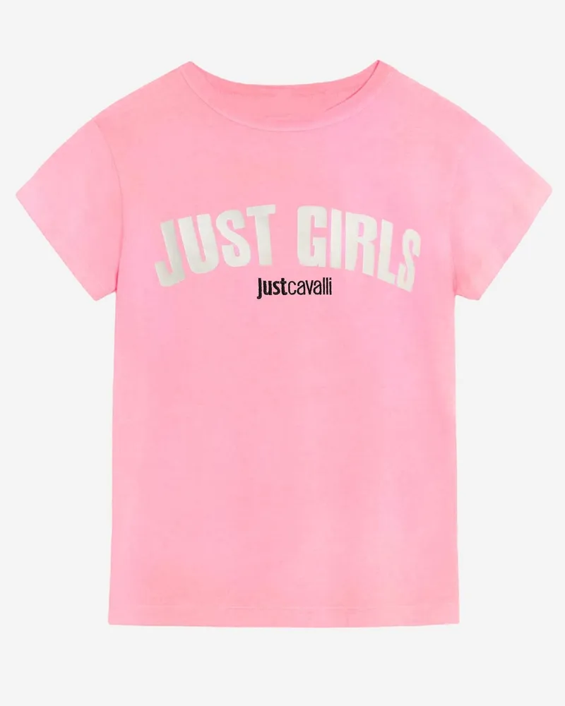 Just Cavalli Women's Cotton T-Shirt Pink T-Shirts & Jerseys Pink
