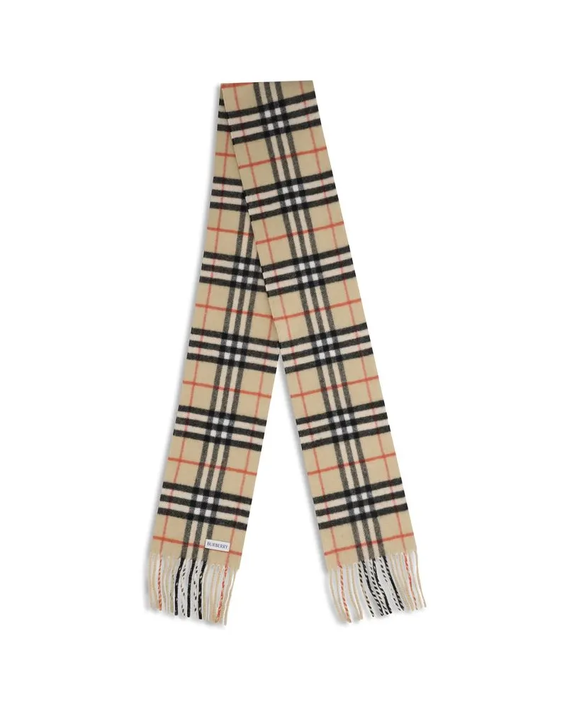 Burberry Men's Beige Cashmere Scarf Beige