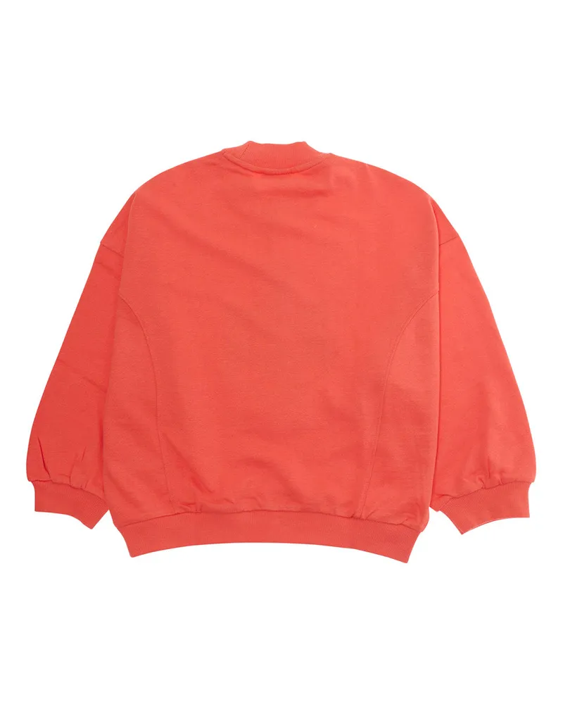 Kenzo Boys' Kids Crewneck Sweatshirt Red Cotton Hoods & Sweatshirts Red