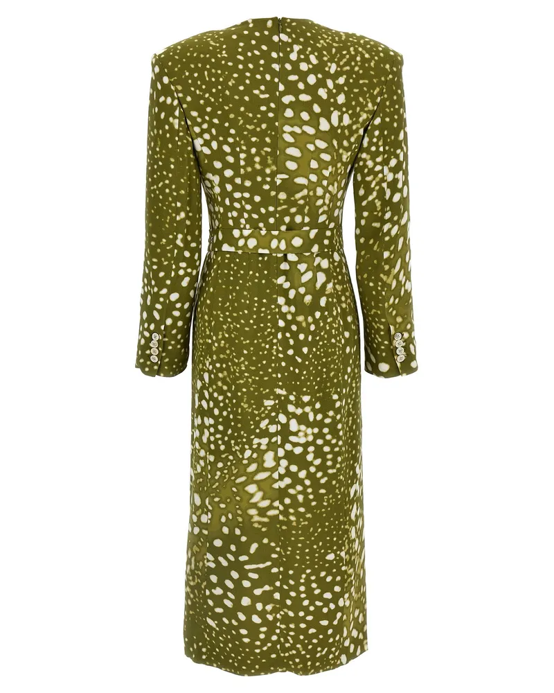 Dries van Noten Dohana Dress — Green Green