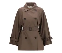The Cube Trench Coat — Brown