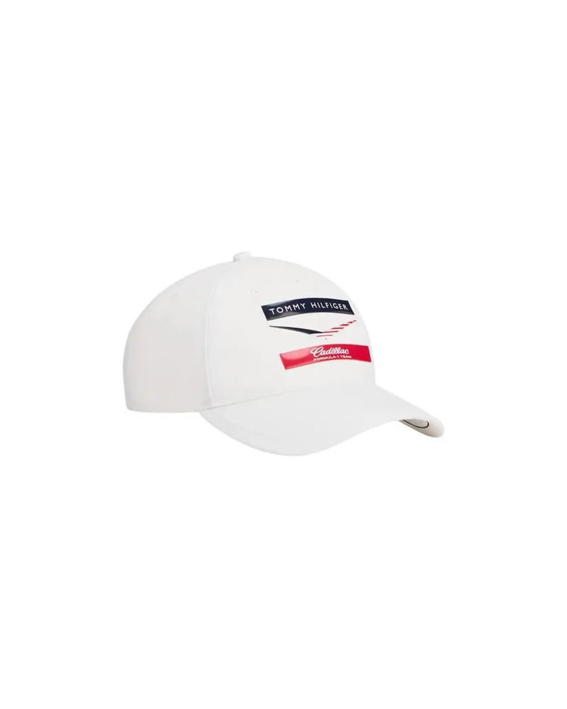 Tommy Hilfiger TO18865900008RO Recycled Polyester Baseball Cap — White White