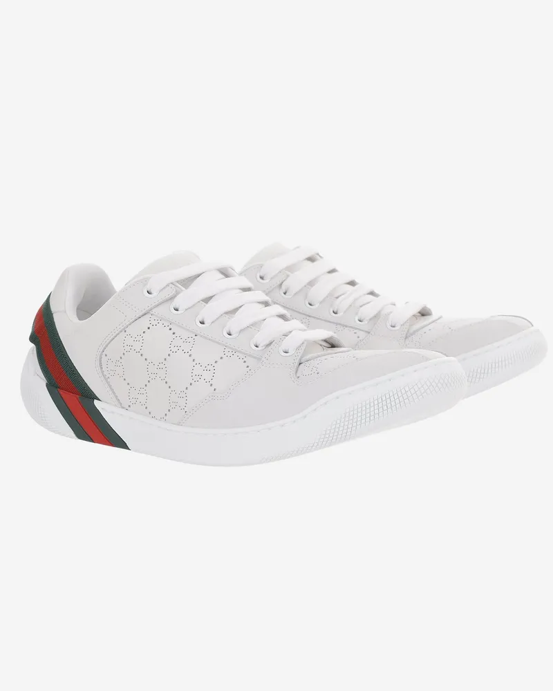 Gucci Screener Sneaker — White White