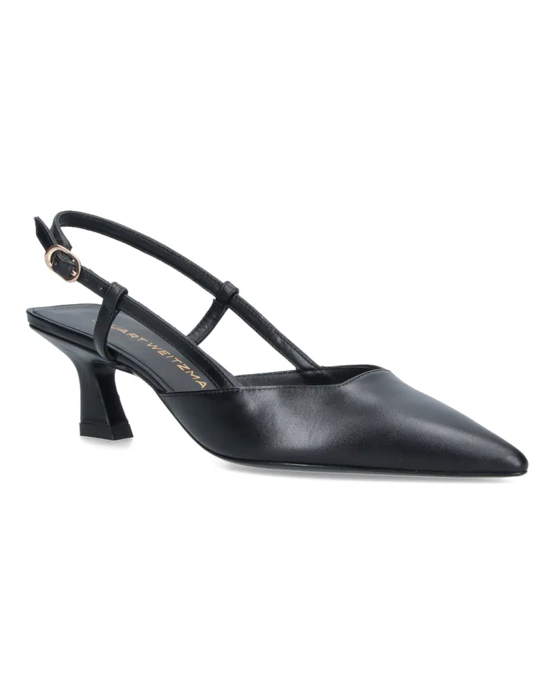 Stuart Weitzman Women's With Heel Black Upper: Calf Leather Black