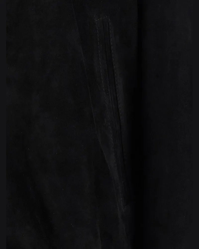 Low Brand Men's Jacket Black Suede Black
