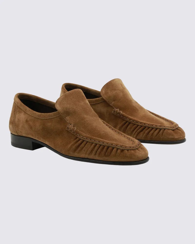 The Row Women's Flat Shoes Cigare Brown