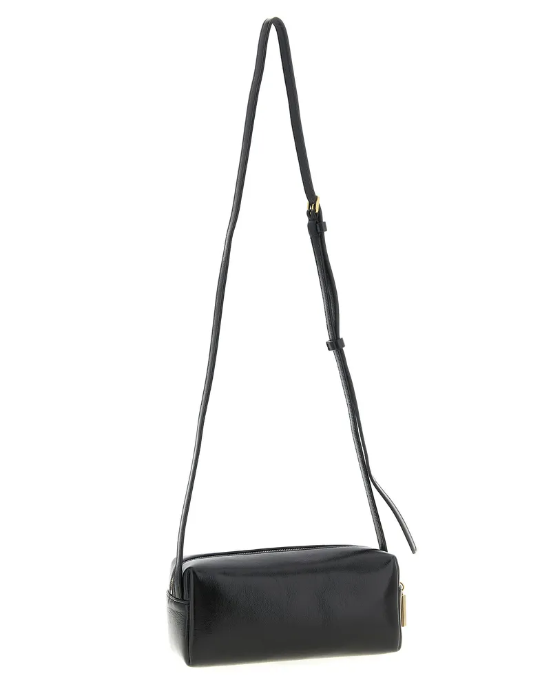 KHAITE Women's Black Calfskin Crossbody Bag Black