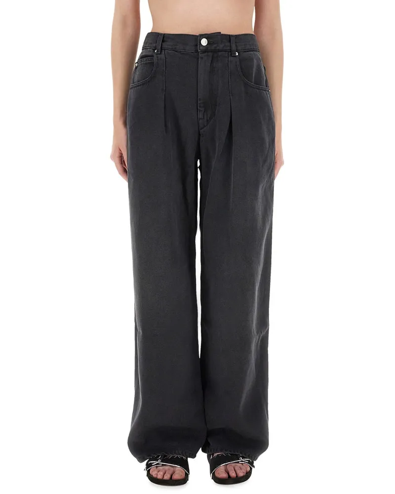 Isabel Marant Lyocell blend Jeans — Black Black