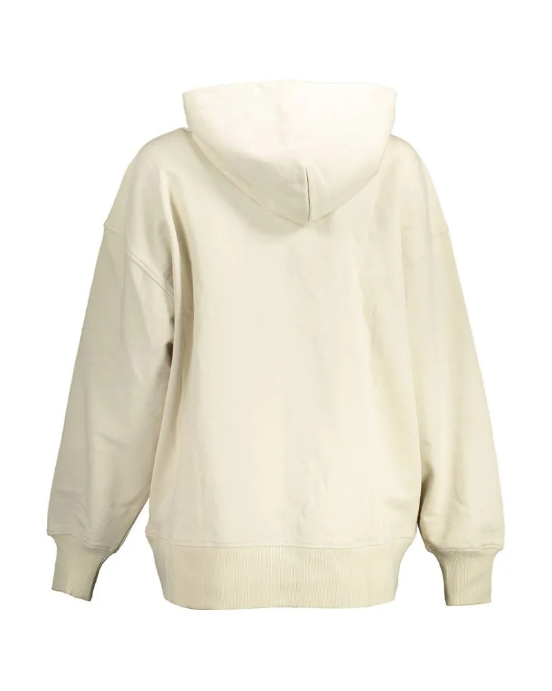 Calvin Klein Cotton Hoodie — Beige Beige