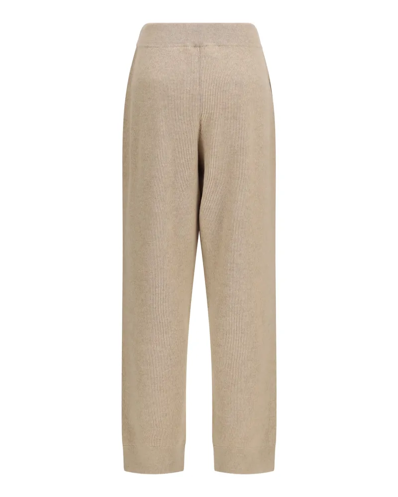 Brunello Cucinelli Women Cashmere Pants Camel Kashmir-Capra Hircus Kashmir/capra Trousers Beige