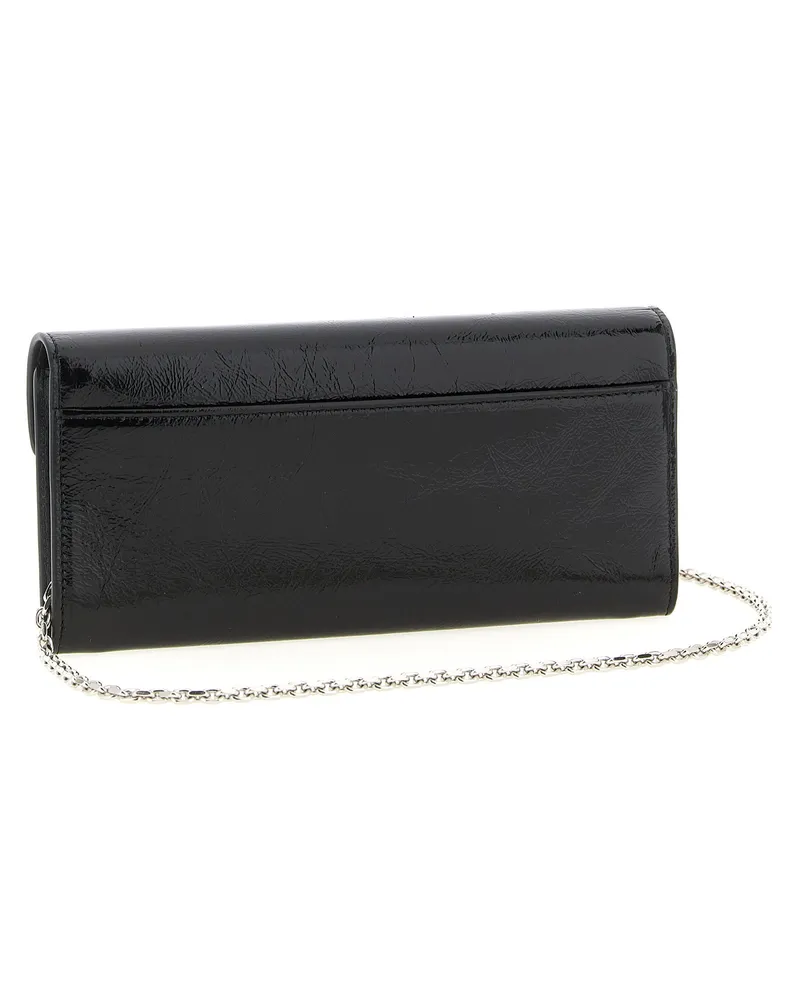 Roger Vivier Women's Black Calfskin Cardholder Accessory Black
