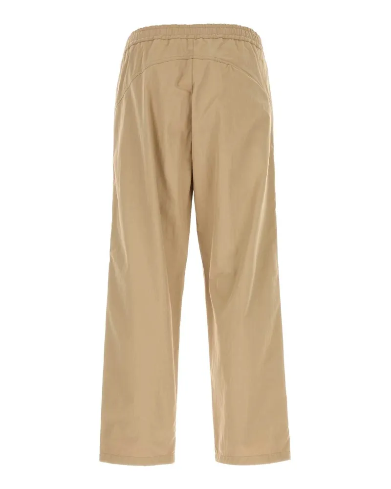 Herno Cotton Blend Trousers — Beige Beige