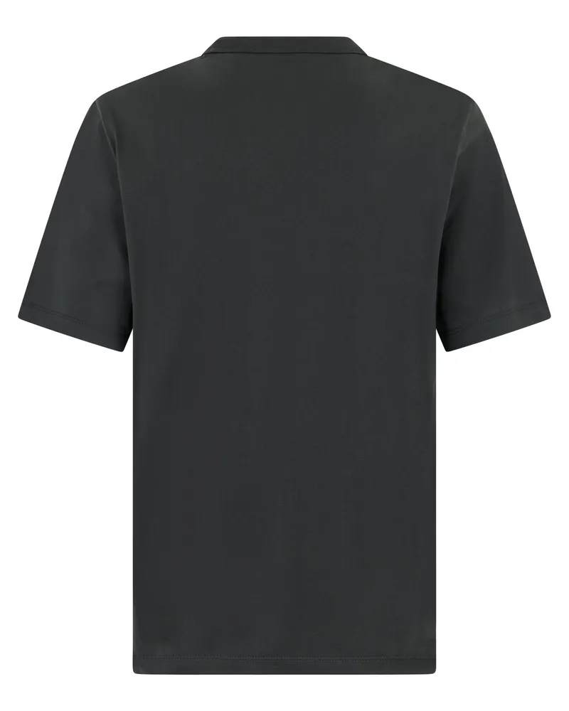 HUGO BOSS Men T-Shirt Cotton Grey T-Shirts And Polos Gray