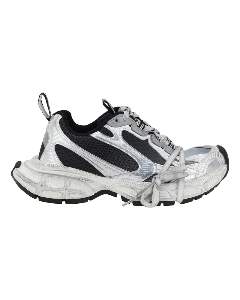 Balenciaga Women's 3xl Gradient Sneakers Blk-Grey-White Blk/grey/white White