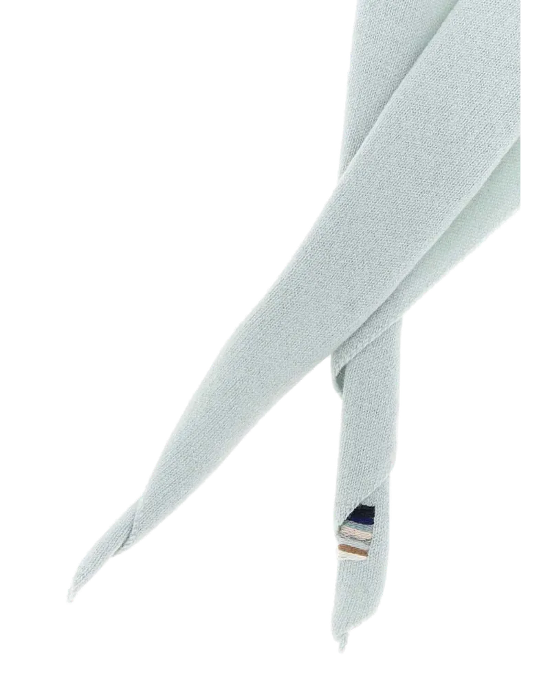 extreme cashmere Women's Pastel Light-Blue Cashmere Blend Nâ°35 Foulard Glass Sciarpe E Scarfs Blue