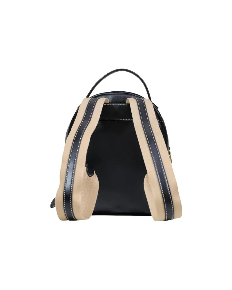 Moschino Women's Black Polyethylene Backpack Black