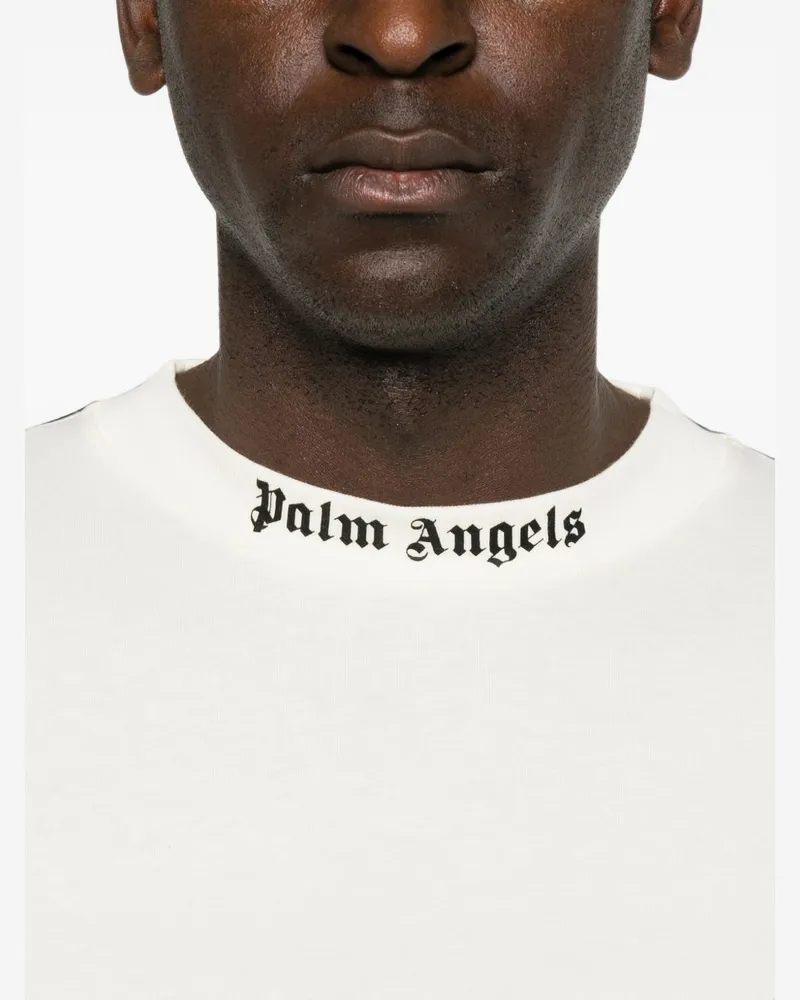 Palm Angels Logo Print T-shirt — White White