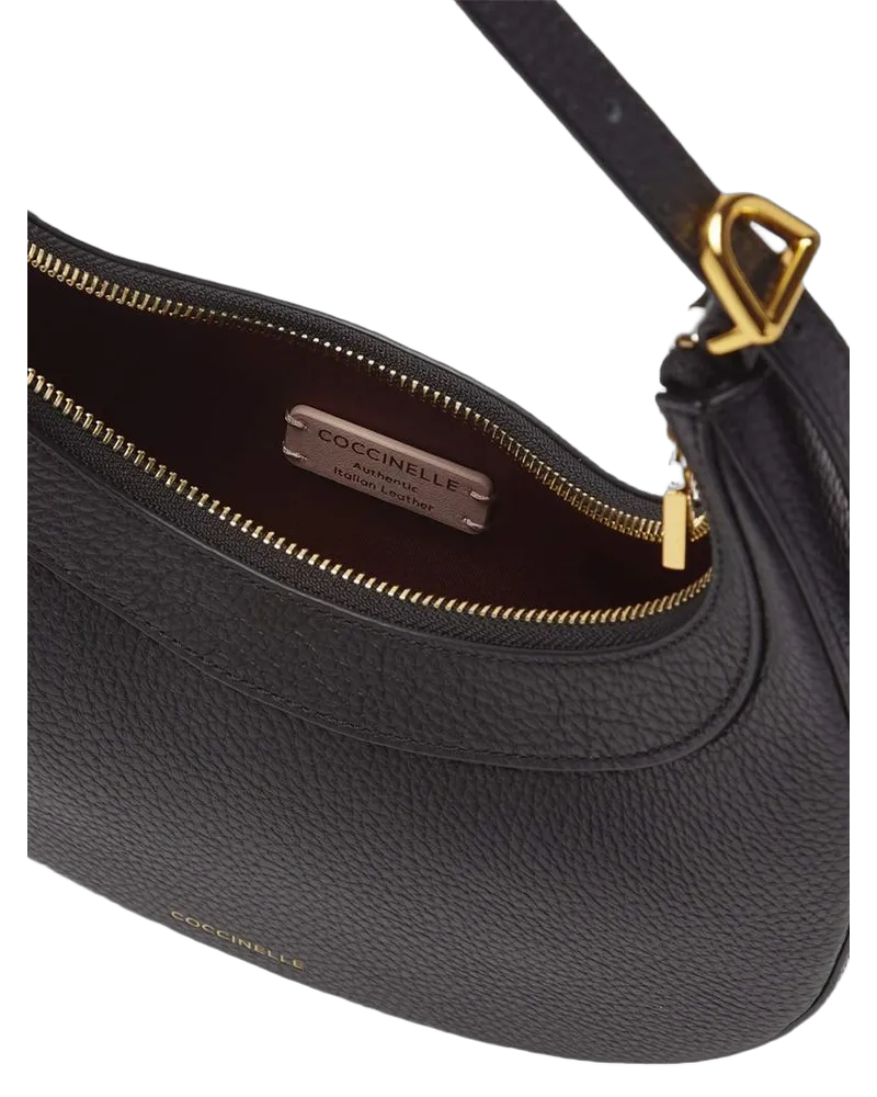 Coccinelle Women's Mini Crossbody Bag Black Cowhide Crossbody-bags Black