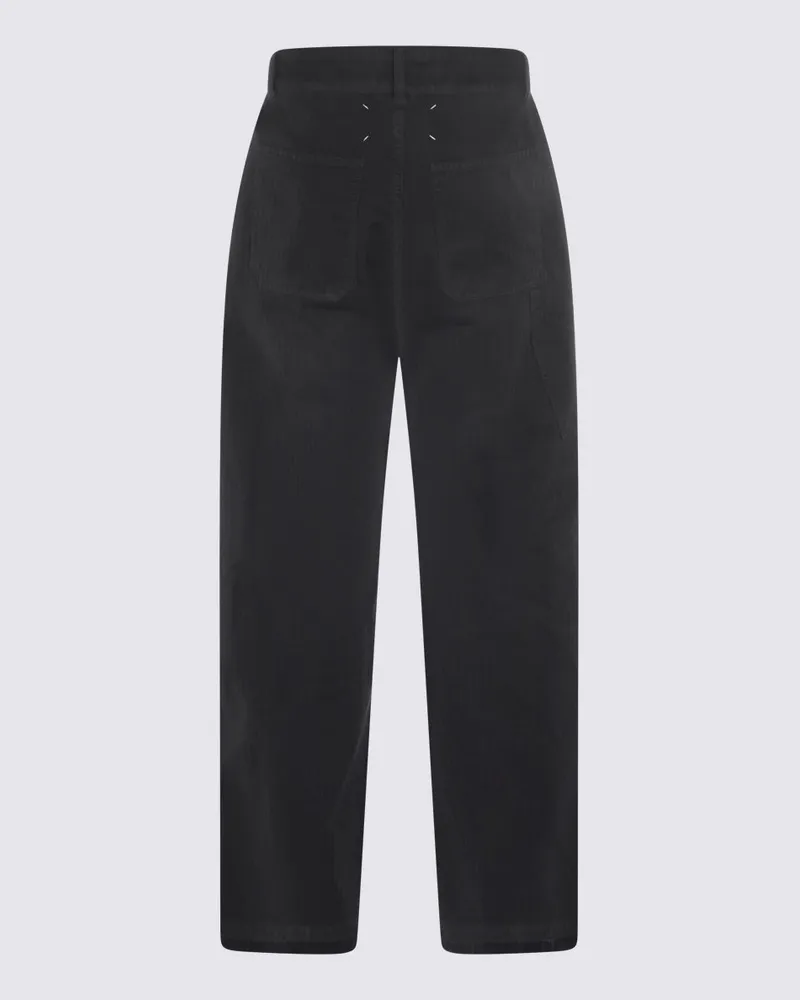 Maison Margiela Women's Trousers Stone Wash Blue _pl Co Blue