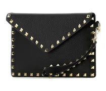 Women's Flat Clutch Black Calf