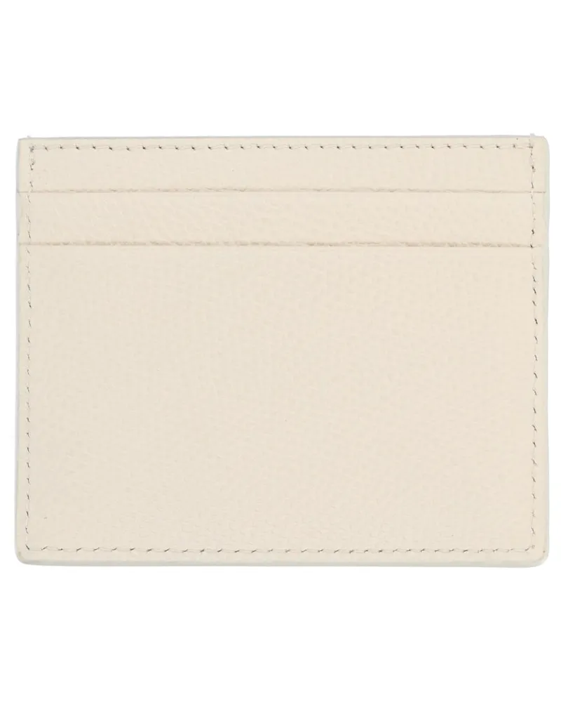 Valentino Garavani VLogo Signature Leather Card Case — White White