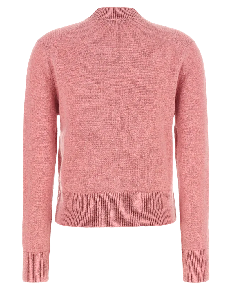 Kitsuné Wool with Fox Patch Cardigan — Multicolor Multicolor