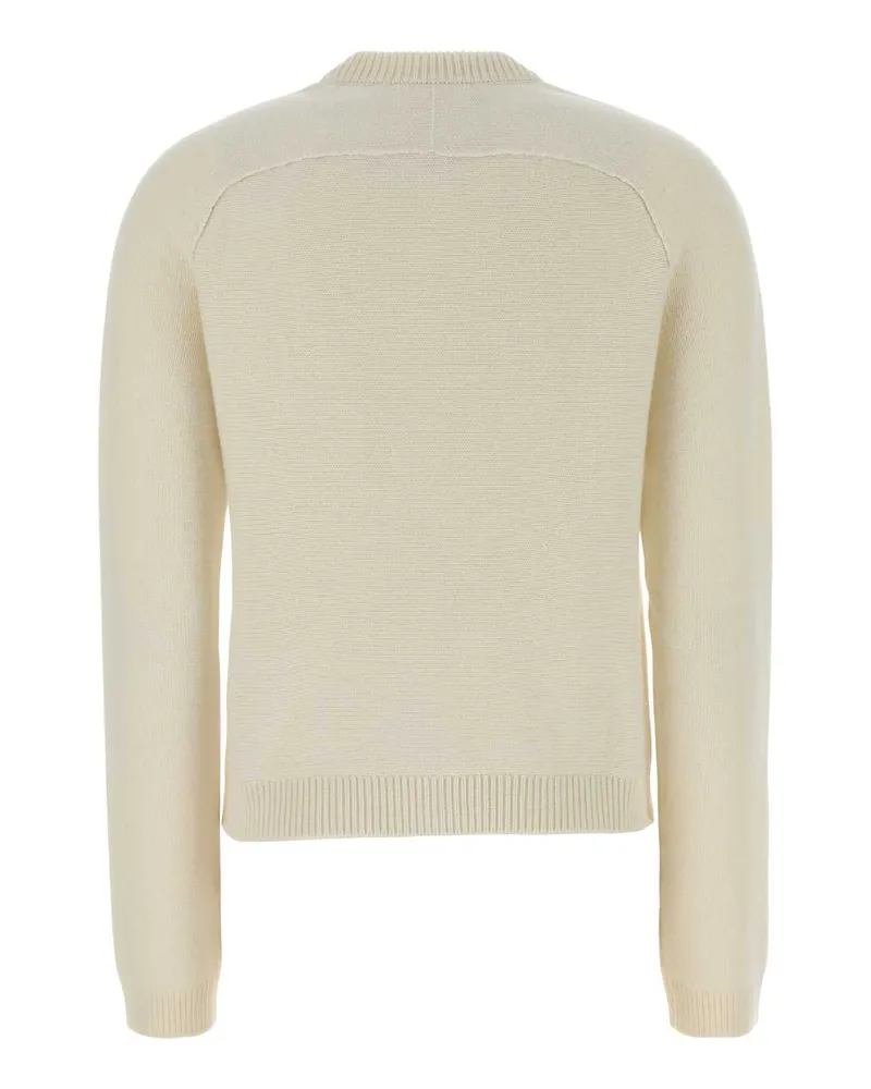 Gucci Women Ivory Wool Blend Cardigan Whitemix Mix Maglieria White