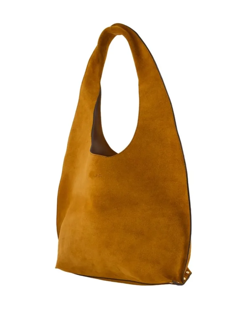A.P.C. Le Neige Shoulder Bag — Brown Brown