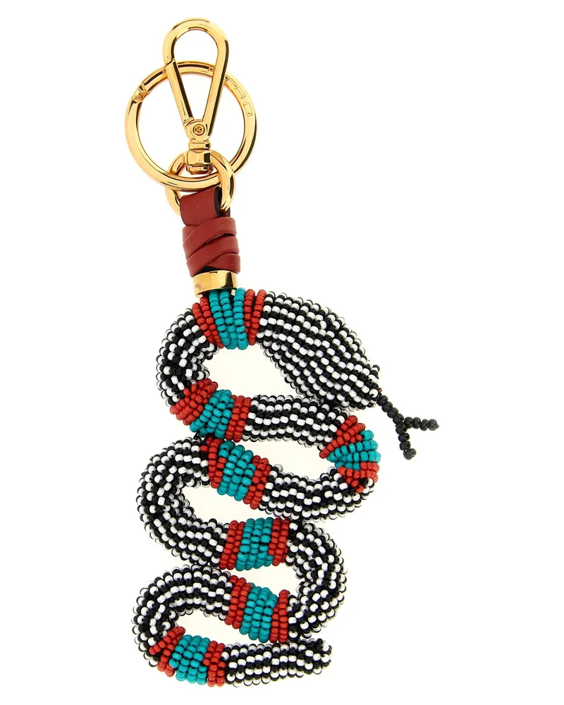 Etro Women's Multicolor Glass Keychain Accessory Multicolor
