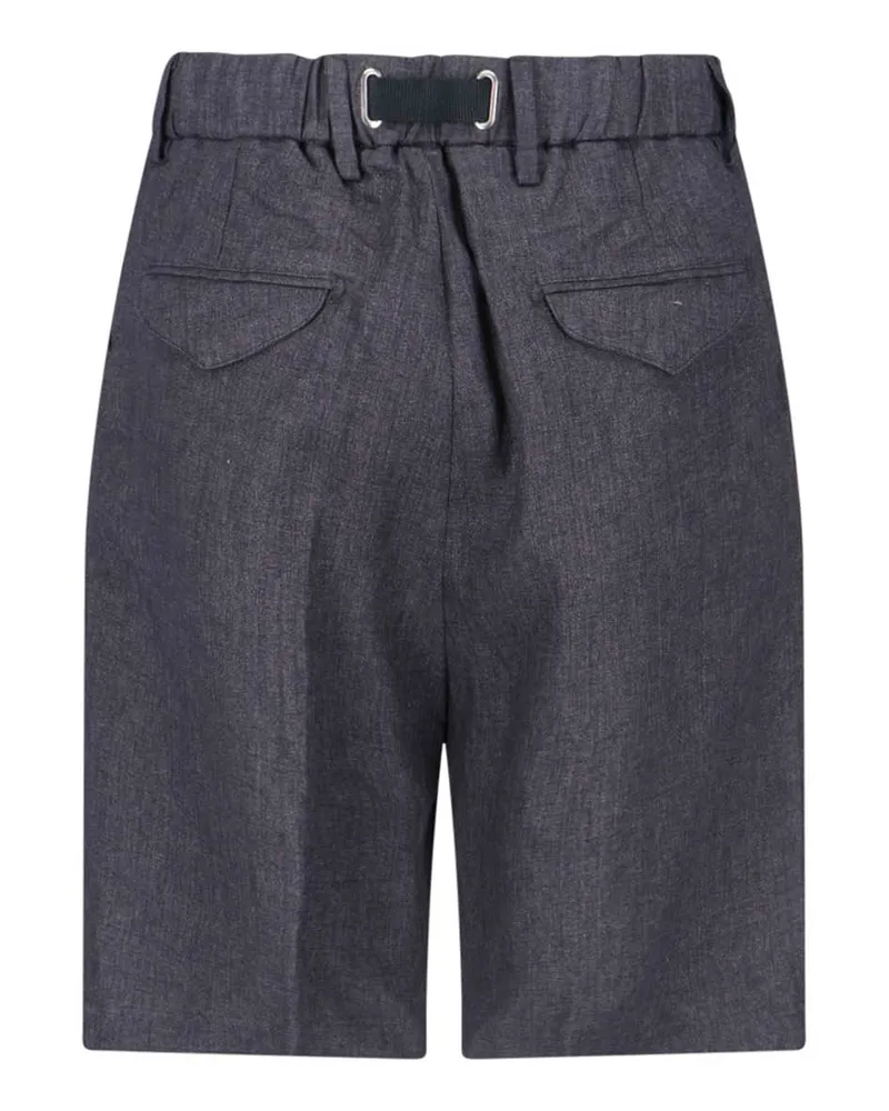PLAN C Men's Trousers Grey Linen Gray