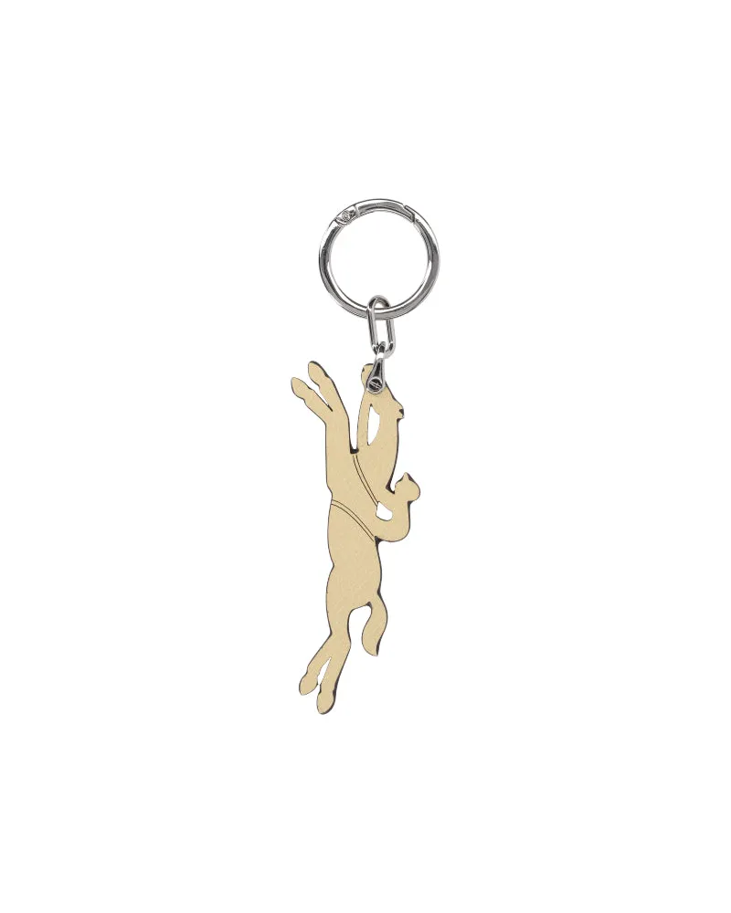 Longchamp Women's Keychains Yellow Leather Yellow
