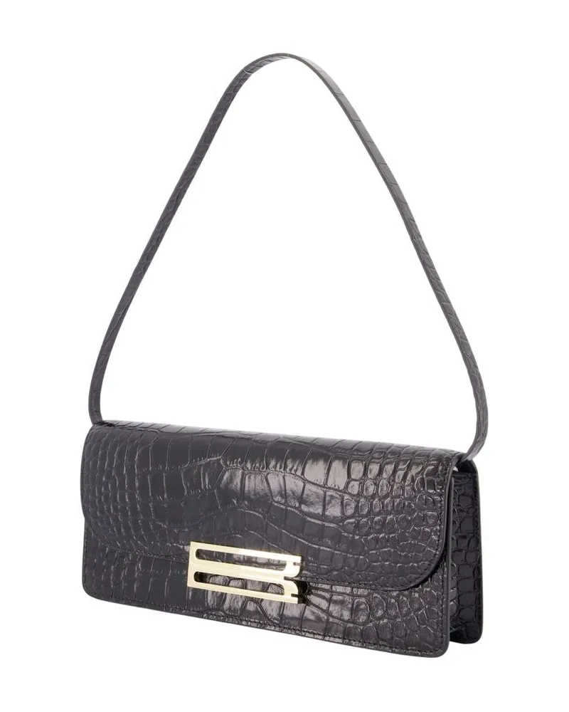 Victoria Beckham Women's Dorian East West Clutch -  Leather Black Calfskin Bags Clutches Black